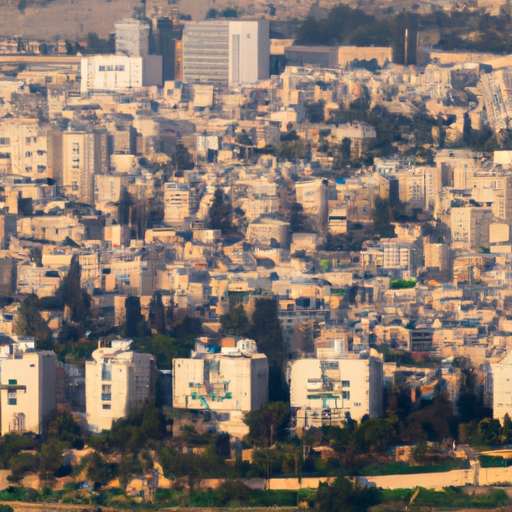 נוף פנורמי של מקומות שונים פוטנציאליים לברית מילה בירושלים.